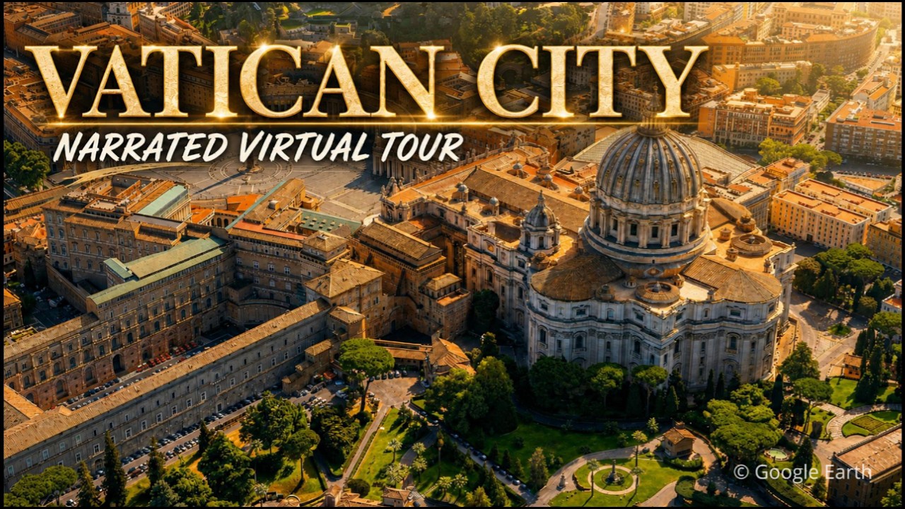 Vatican City Virtual Tour (4K UHD) | A Cinematic Narrated Journey