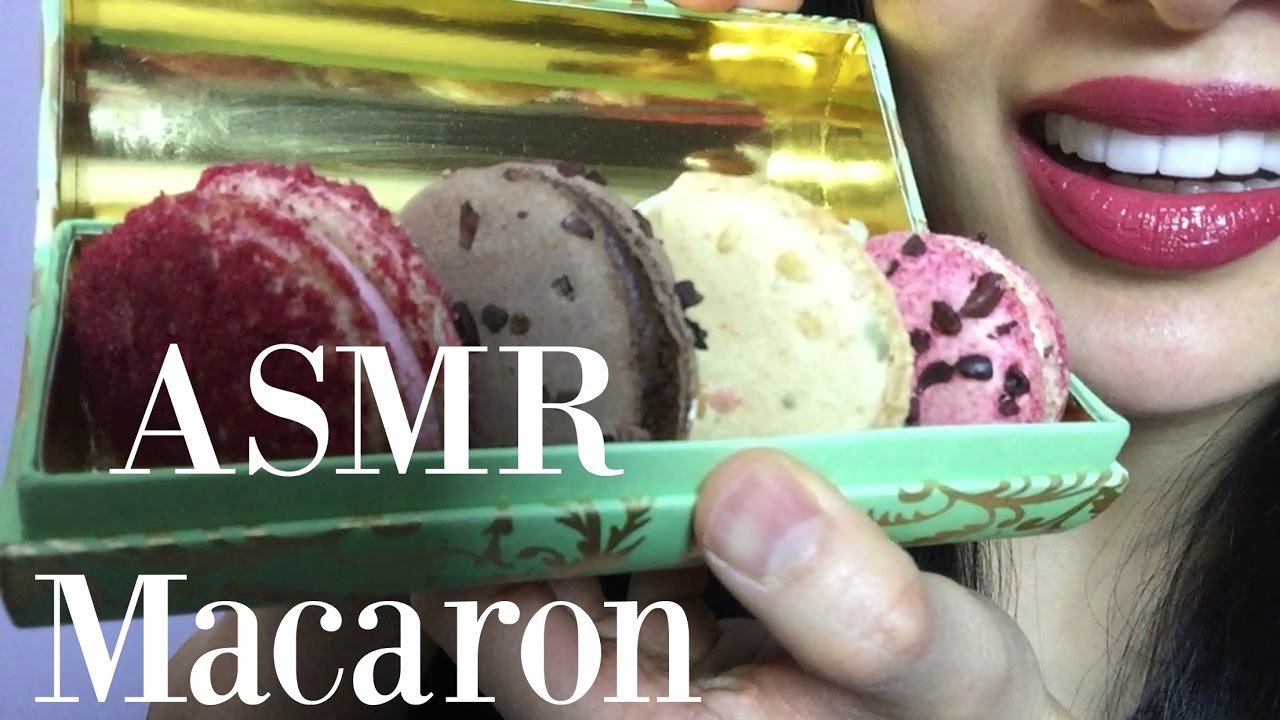 ASMR DELICATE MACARON (EATING SOUNDS) | SAS-ASMR