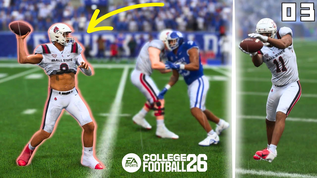 College Football 26 Road to Glory, эпизод 3 — Soaked & SAVAGE: TRENT против WILDCATS