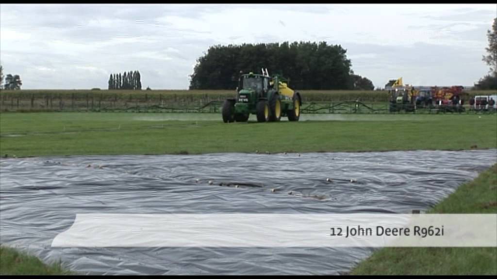 Demonstratie getrokken spuittoestellen