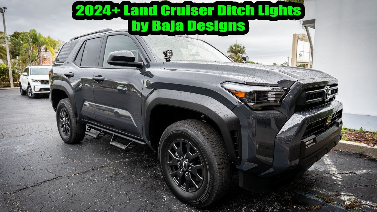 2025 4Runner Baja Designs установили фары Ditch