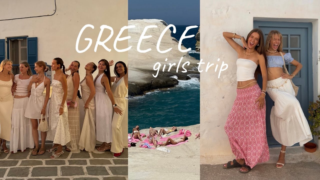 VLOG: Girls trip в Грецию, пресс-тур Blog University, самые красивые места на острове Милос