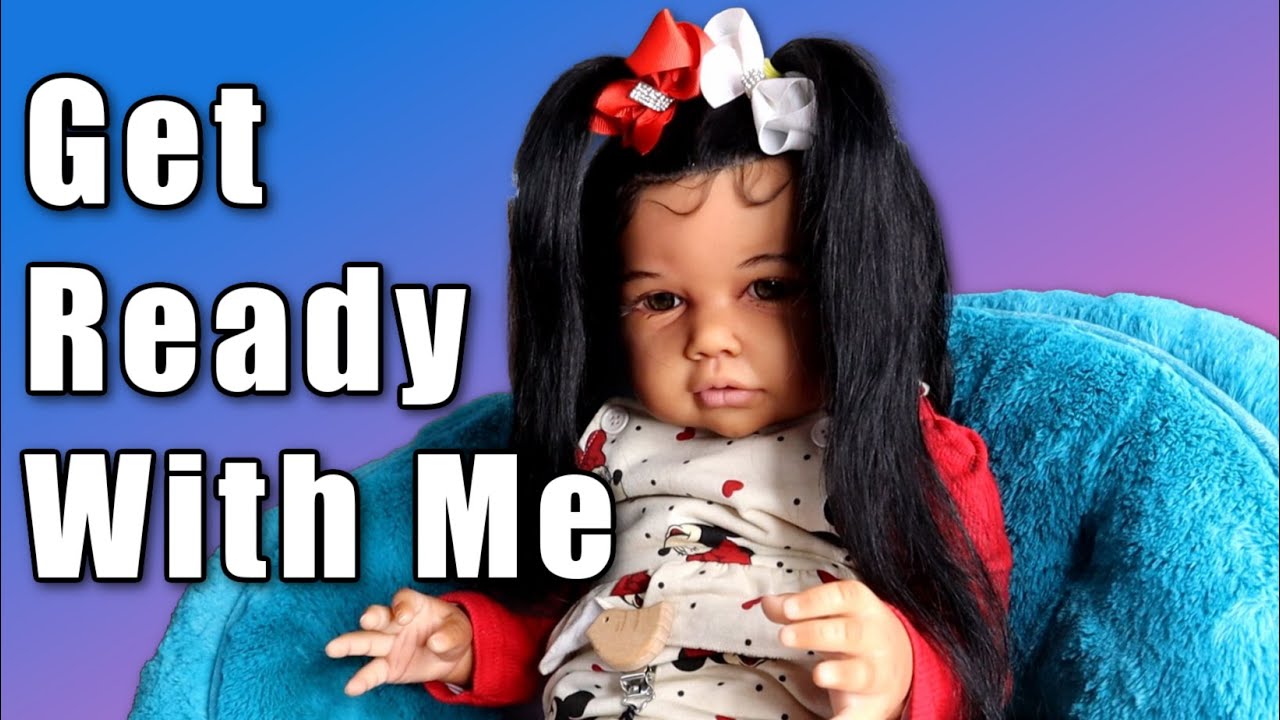 Dressing reborn baby girl toddler Ella Mae in her outfit of the day | Role play