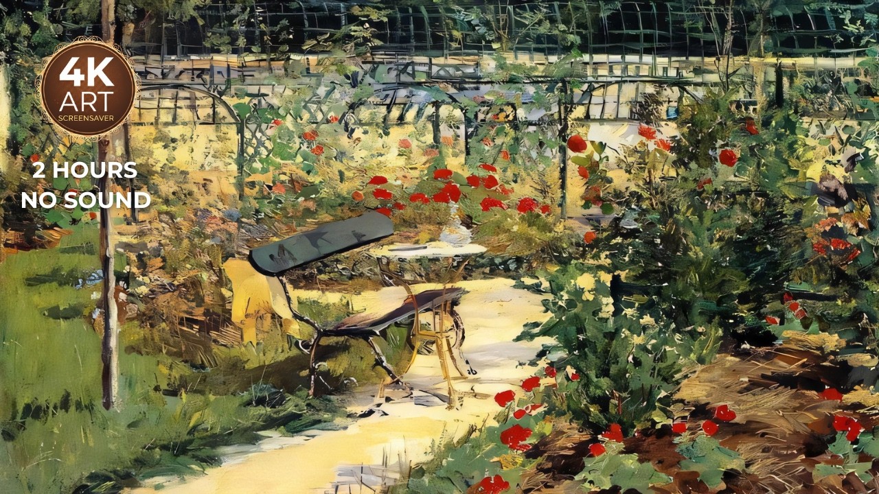 The Garden Is Ready for You  I  2 hours Screensaver   --EcoArtLab • Frame TV & Printable Art