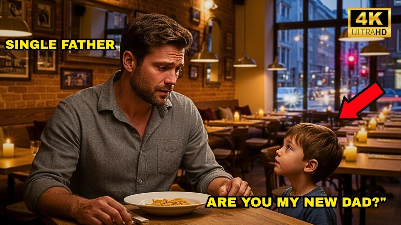 Single Father Was Eating Dinner Alone—Until A Little Boy Asked 