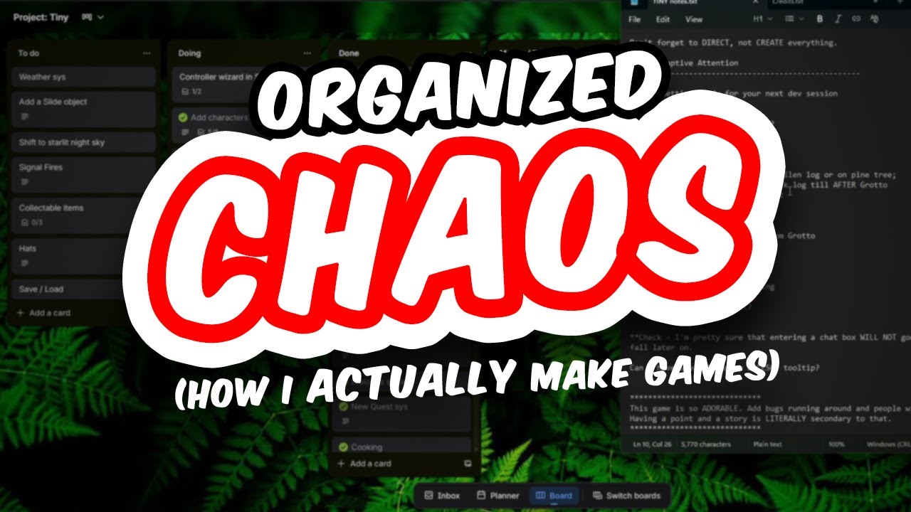 My Game Dev Productivity System Didn’t Work