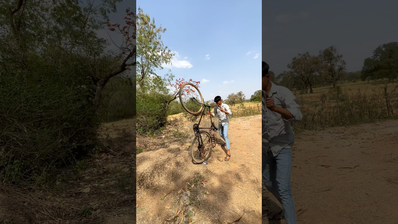 Aaj Maine 70 Saal Purani cycle se stand kar Diya 😱🥺 #minivlog #bollywoodcoversongs #vlog