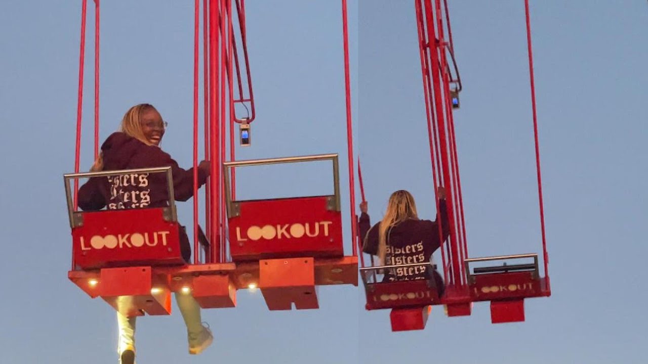 Would You Dare? 😱 Swinging Over Amsterdam at A’DAM Lookout