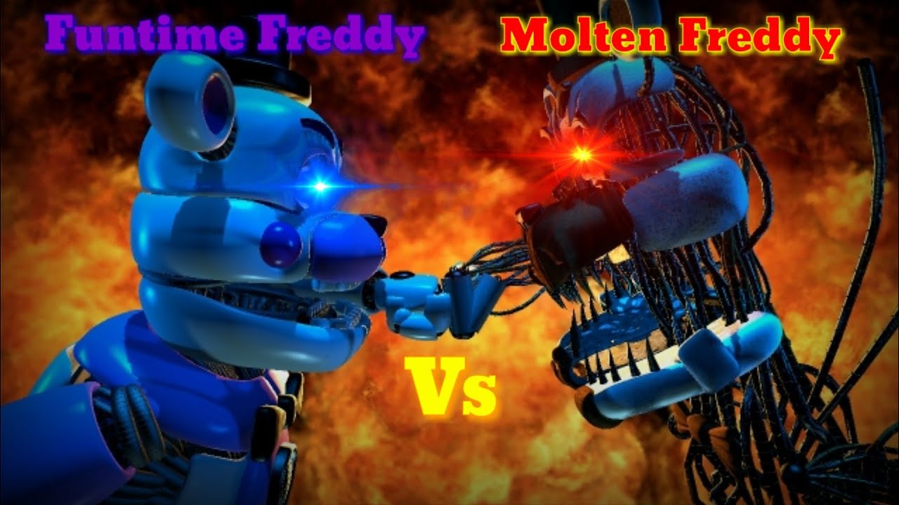[SFM/FNAF] Funtime Freddy Vs Molten Freddy