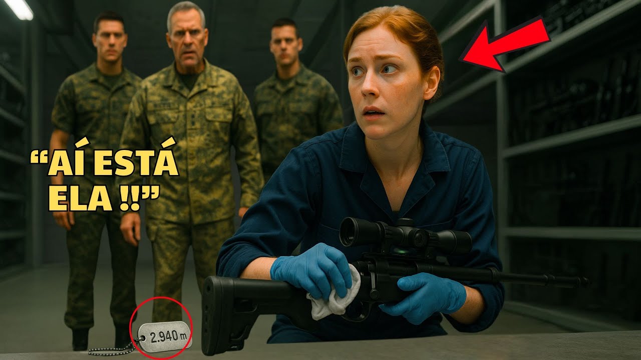 Ela estava limpando a poeira de um M2010 — quando um SEAL viu sua marca de disparo a 2.940 metros.