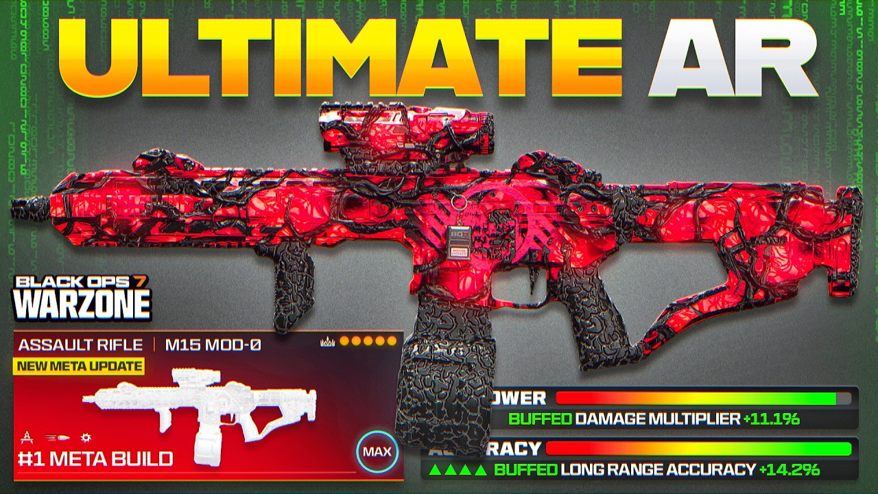 the *NEW* BROKEN AR META LOADOUT in WARZONE BO7! (Best M15 MOD-0 Assault Rifle Class Setup)