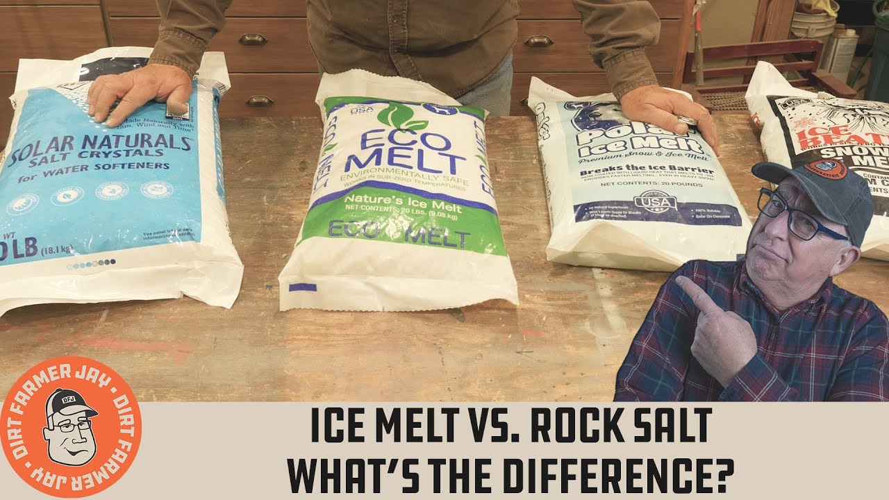 Ice Melt vs. Rock Salt - What’s the Difference?