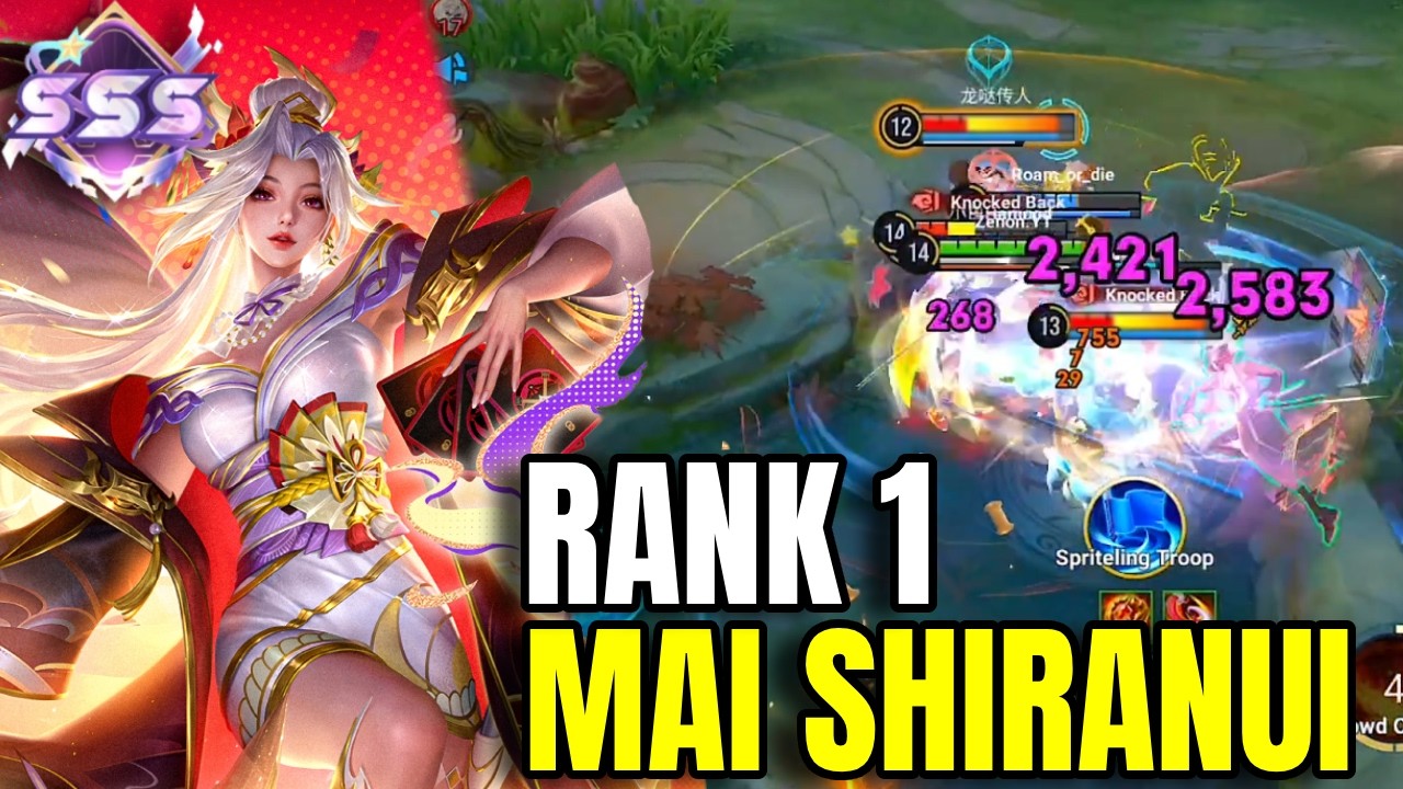 Top 1 Mai Shiranui Plays! UNSTOPPABLE in High Rank