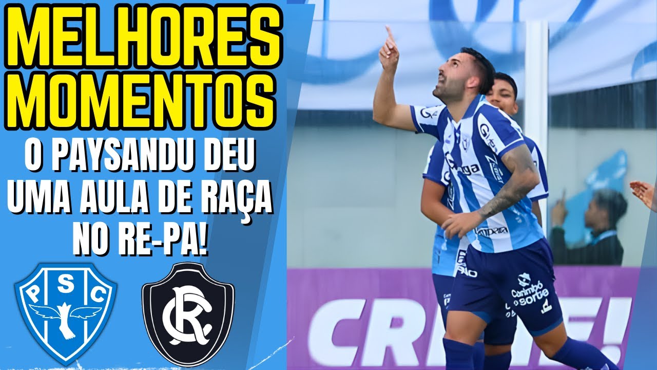 Paysandu 1X1 Remo - Parazão 2026 - MELHORES MOMENTOS NOTÍCIAS DO PAYSANDU SC