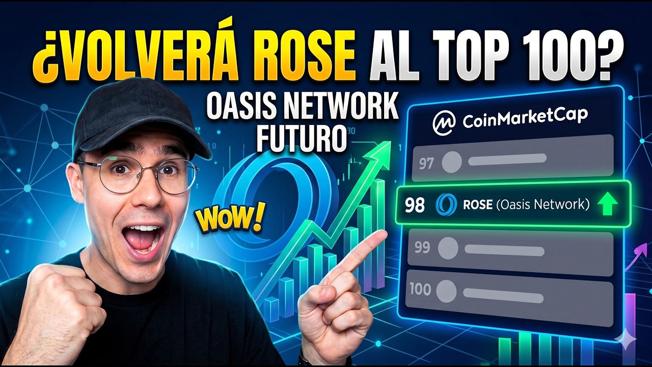 &iquest;Volvera ROSE (Oasis Network) al TOP 100 de CoinMarketCap? 🌹
