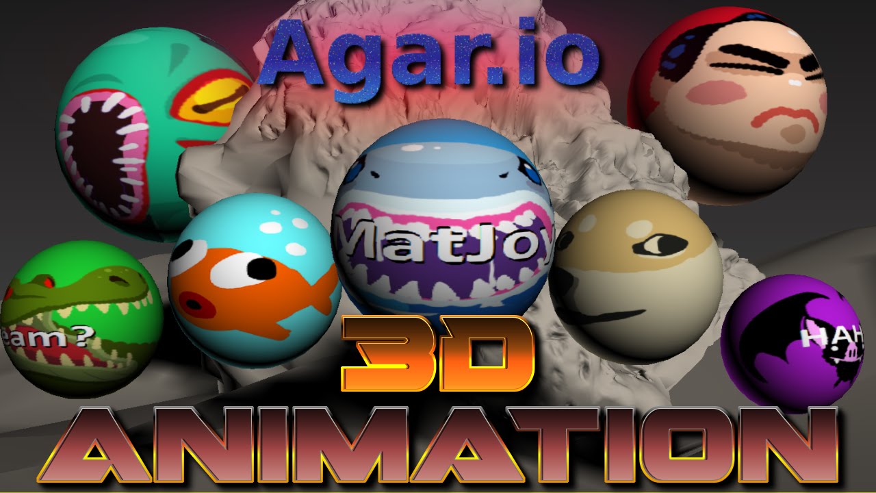 AGAR.IO 3D ANIMATION - The underwater camera