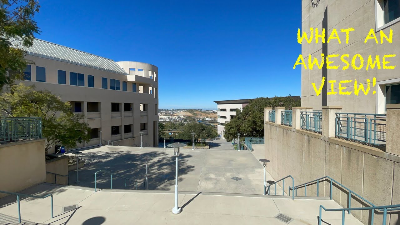 Cal State University San Marcos CSUSM Self Guided Tour Around Campus Buildings Classrooms Library HD