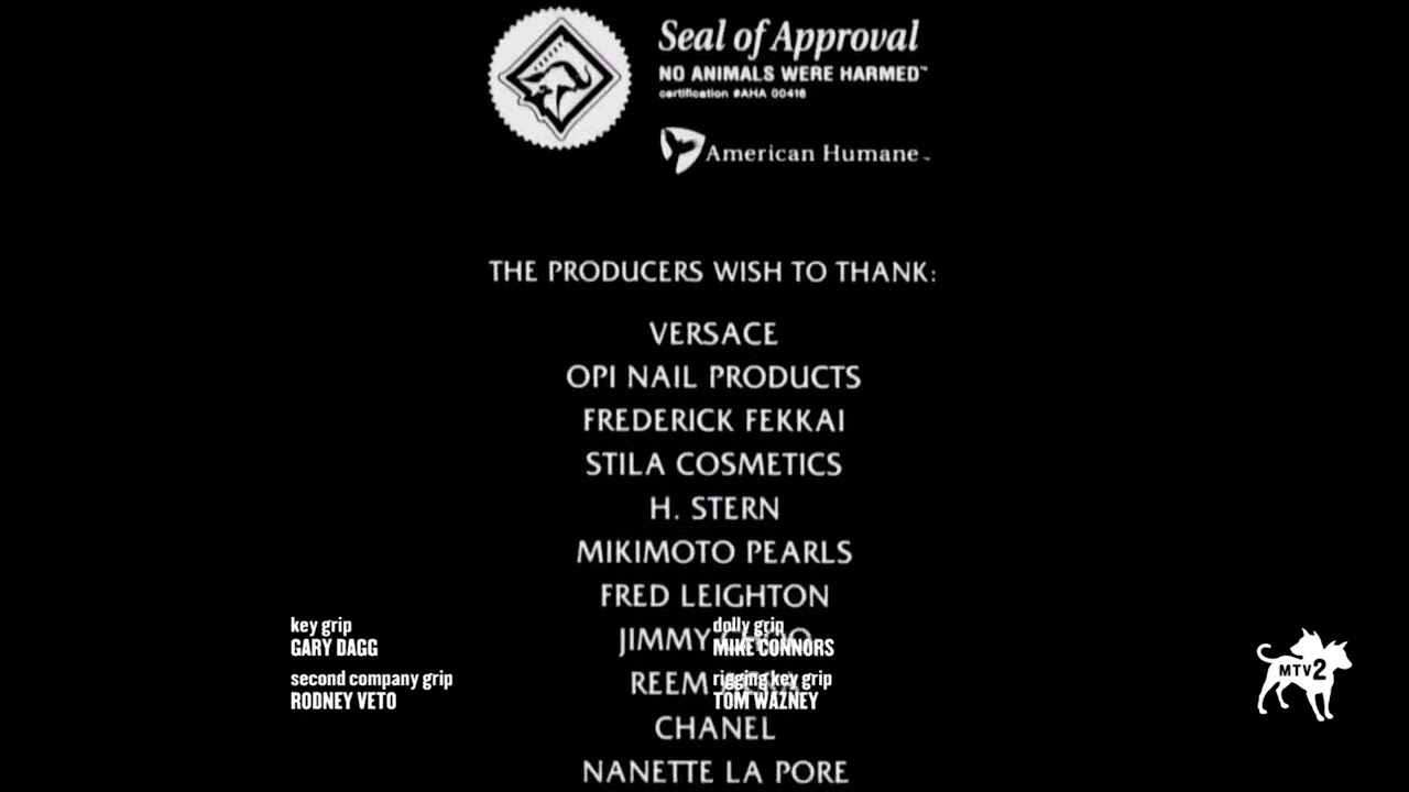 Legally Blonde 2: Red White & Blonde - MTV2 credits (6/27/25)