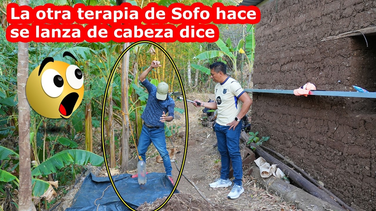 Sofo nos enseña como se lanzó desde arriba y quedo colgado cabeza bajo - Ediciones Mendoza