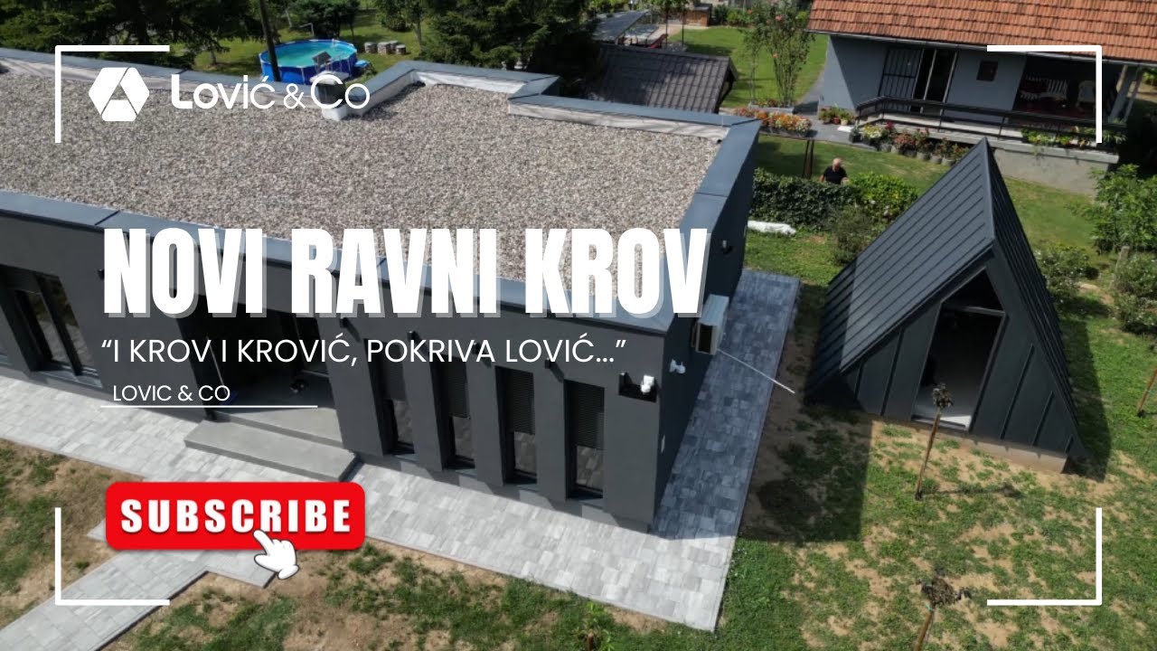 Novi ravni krov u Prokosovićima - (Jezero Modrac)