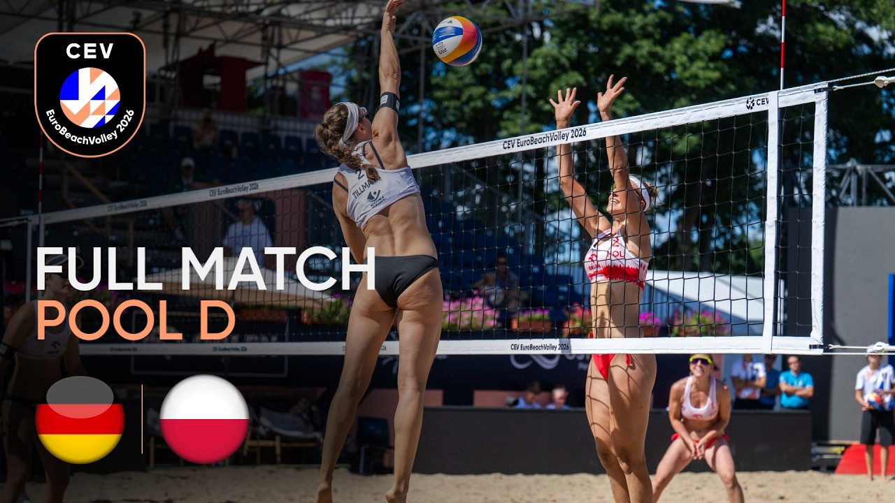 Pełny mecz | M&uuml;ller/Tillmann (GER) vs. Kropidłowska/Lodej (POL) | CEV EBV2026 | Kobiety