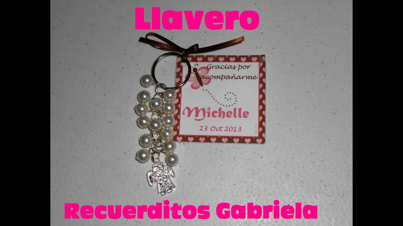 Recuerditos para bautizo: llavero
