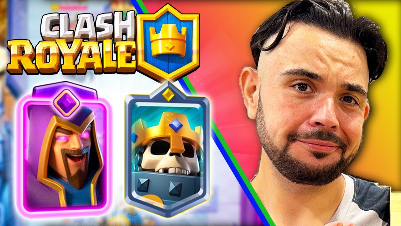 Stregone EVO e RE scheletro - CLASH ROYALE