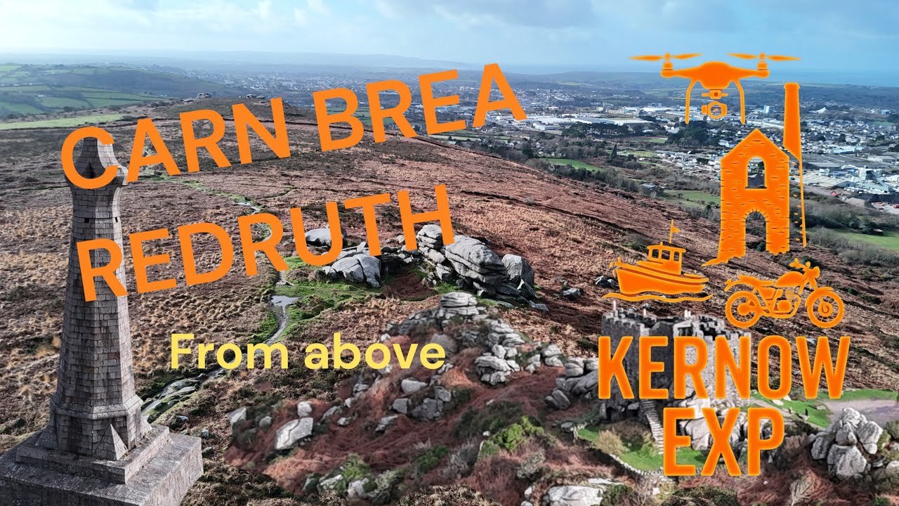 CARN brea Redruth CORNWALL 1st Feb 2026#cornwall #redruth#dji #drone 