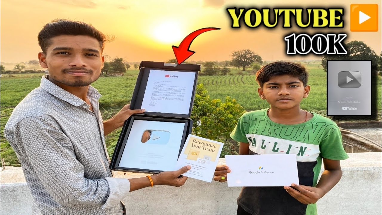100K COMPLETE ✅ SILVER PLAY BUTTON UNBOXING 😀