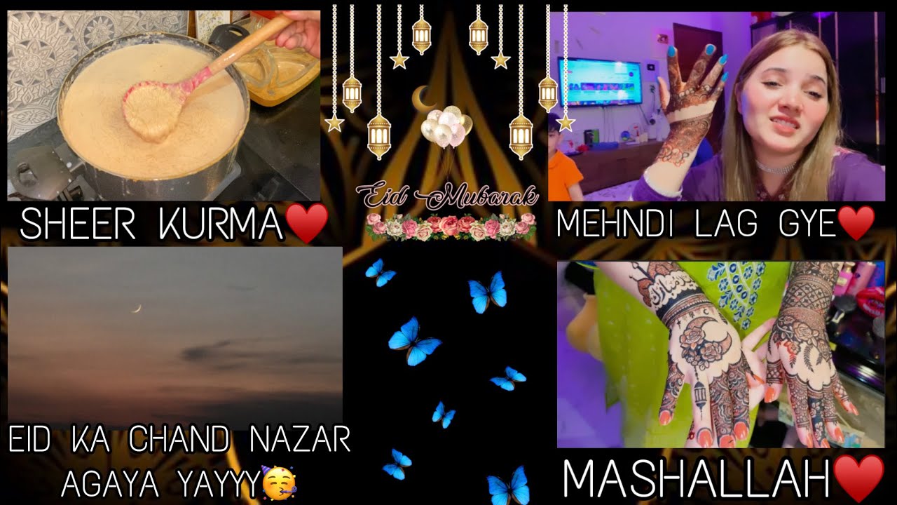 EID KI TAYYARI MEHNDI DESIGN CHAND RAAT VLOG BY RABEECA KHAN |♥️💯🥳✨