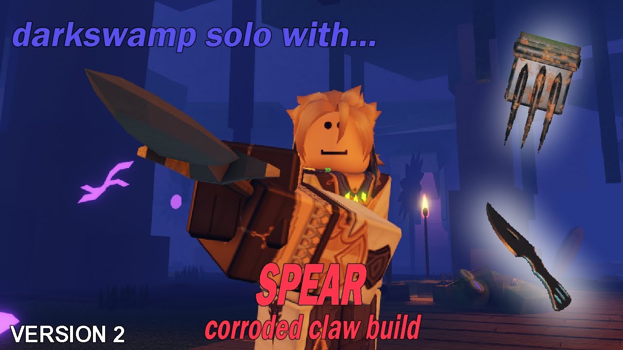 Alstigar Darkswamp solo with Spear (V2) - Wave Defense: OVERDRIVE!