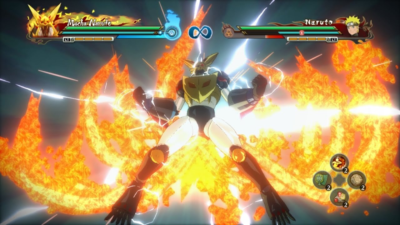Naruto Shippuden Ultimate Ninja Storm Revolution - Mecha-Naruto All Jutsu & Combos