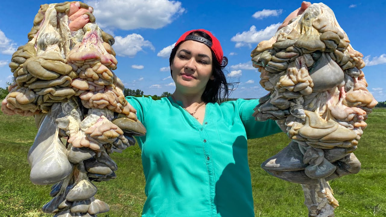 Chrupiące wnętrzności! Popularne tureckie danie z wnętrzności jagnięcych! To jest pyszne