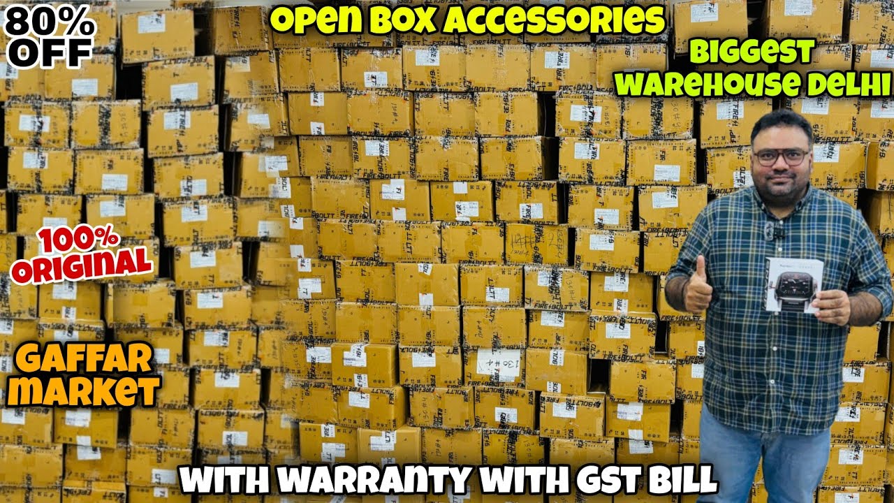 Open Box Accessories| With Warranty with gst bill| 80% Off | Fireboltt Warehouse | Dl84vlogs