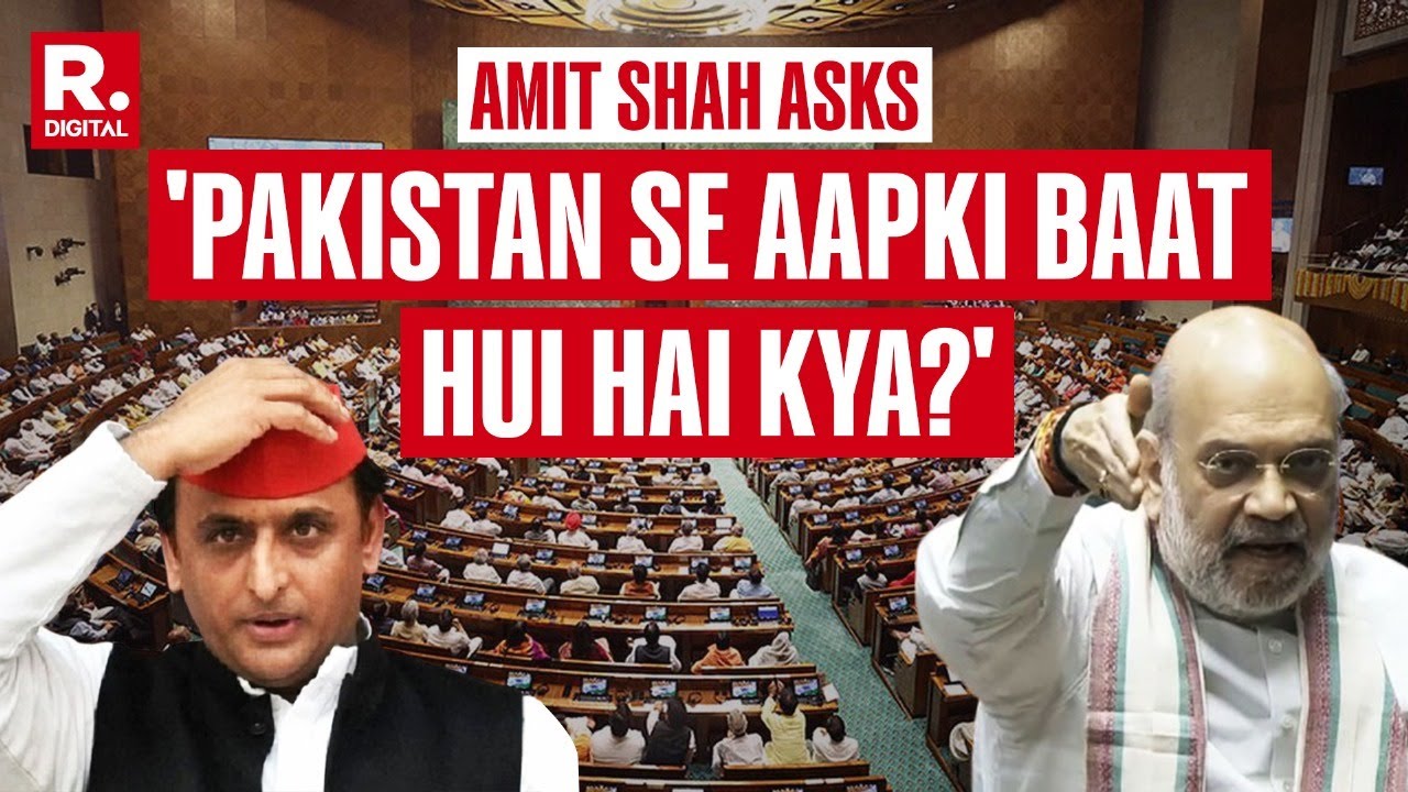 Amit Shah Lambasts Akhilesh Yadav, Asks, 'Are You In Constant Talks With Pakistan?'