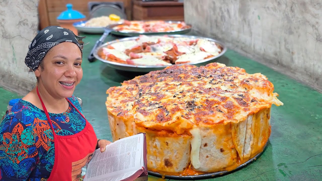 ✨ LA MEJOR LASAÑA DEL CAMPO CON PECHUGA NAPOLITANA 🍝🔥 | DEL FOGÓN AL PATIO