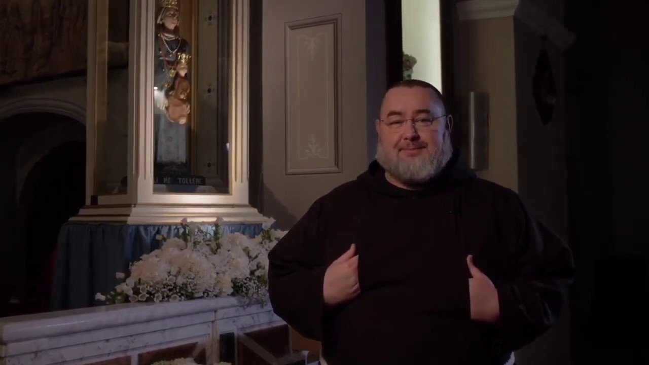 1. Progetto Noli Me Tollere: Il saluto Padre Jean Laurent per l'inizio del Mese Mariano a Sorso.