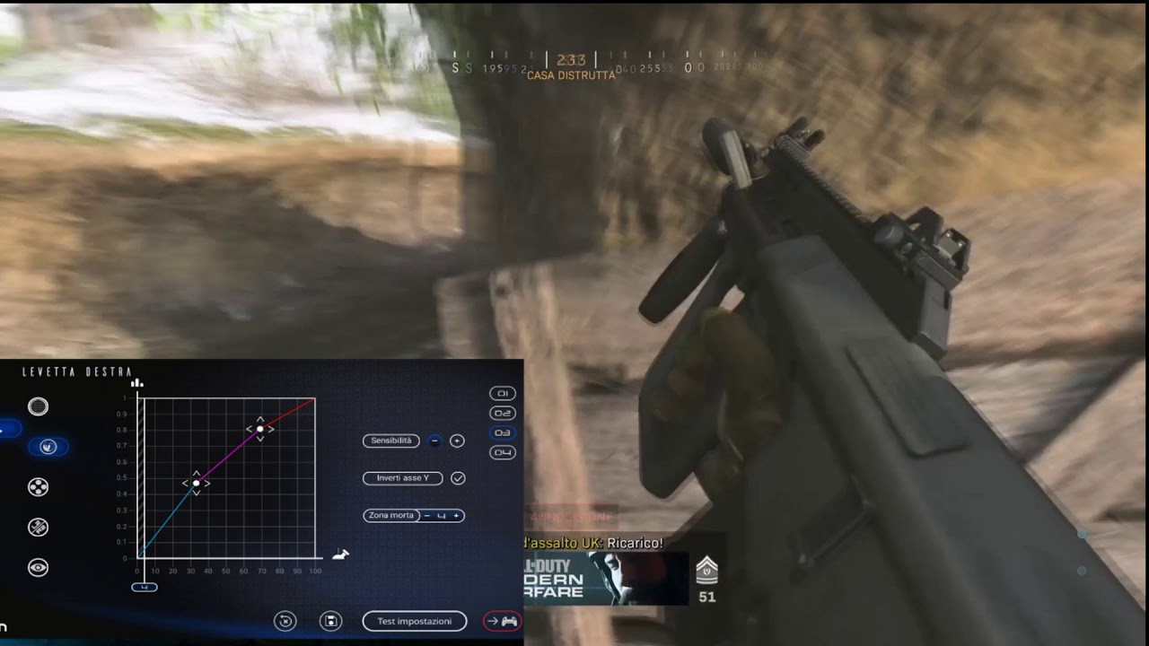 Configurazione Revolution per COD Modern Warfare