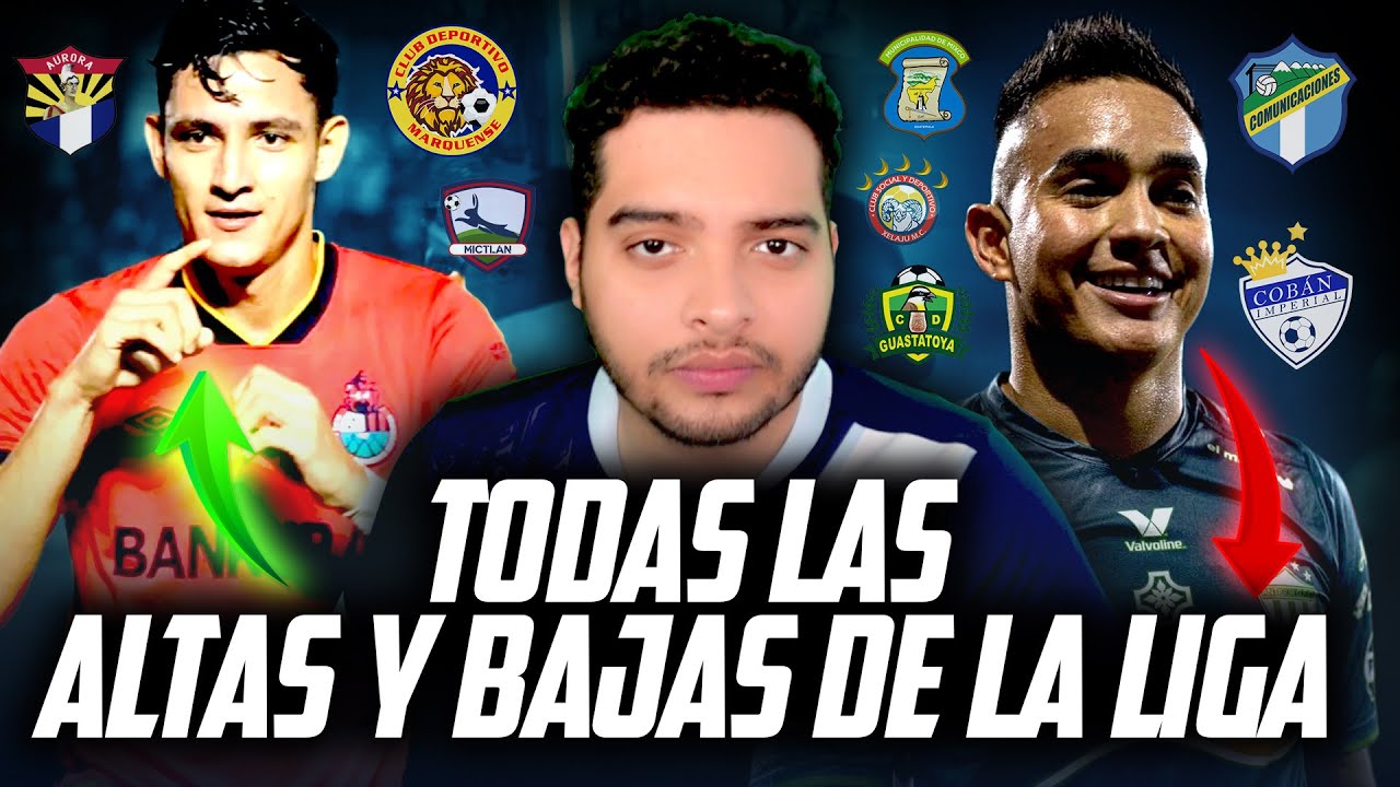 &iquest;QUE EQUIPO TIENE LOS MEJORES FICHAJES DE LA LIGA NACIONAL DE GUATEMALA 2026? | ALTAS Y BAJAS | Ftq