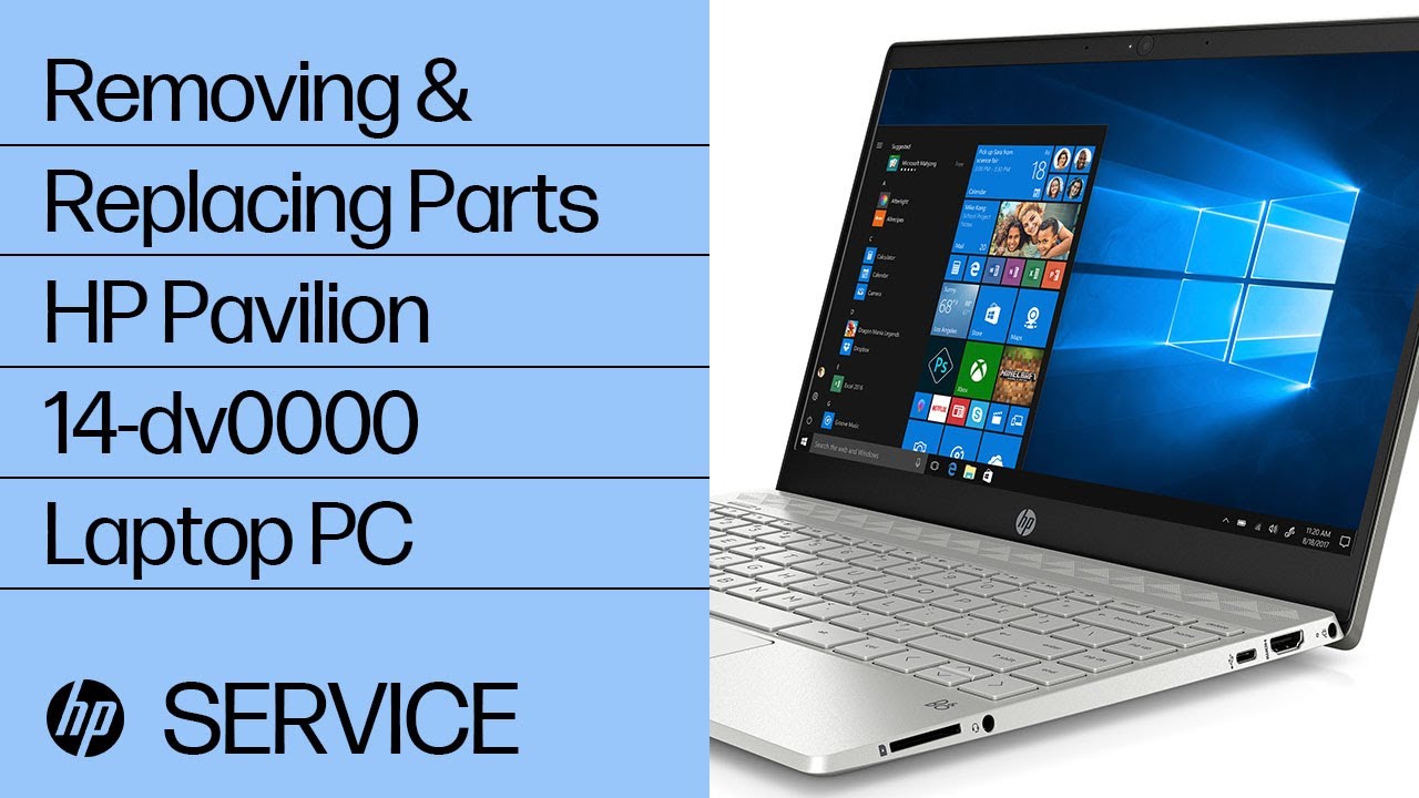Removing & replacing parts for HP Pavilion 14-dv0000 | HP Computer Service