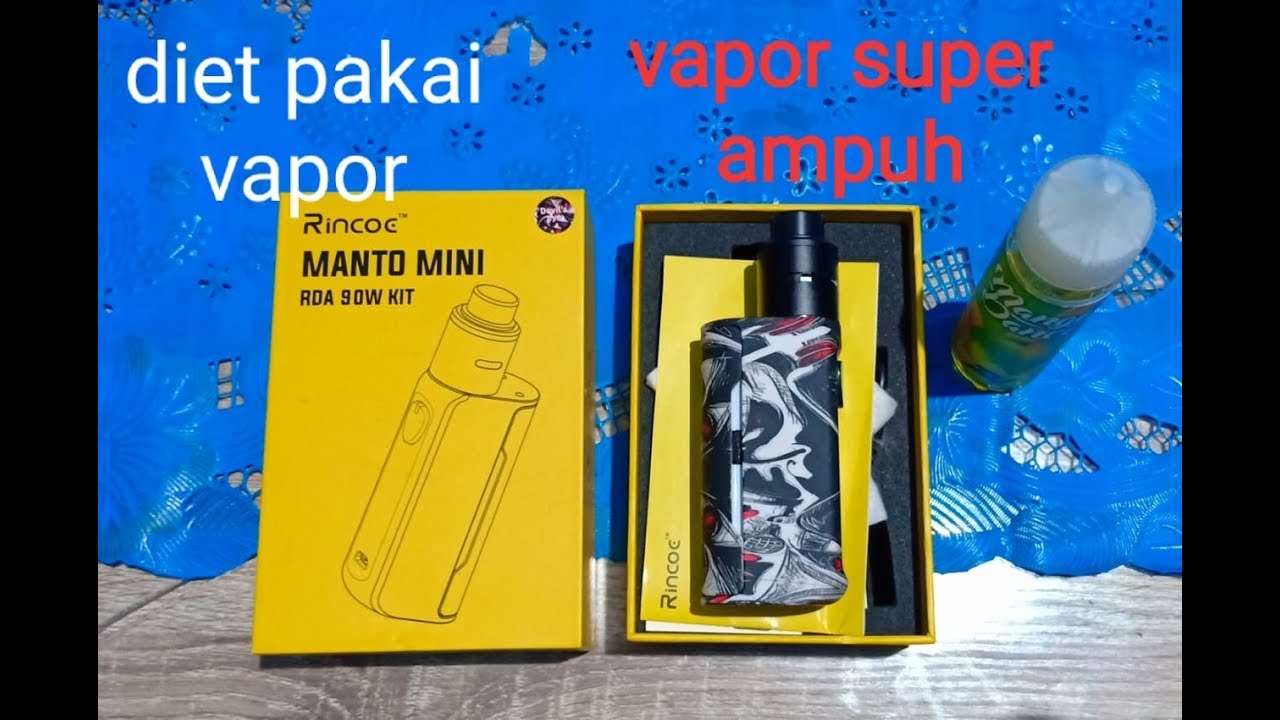 RINCOE MANTO MINI, VAPOR ASAPNYA NGEBUL