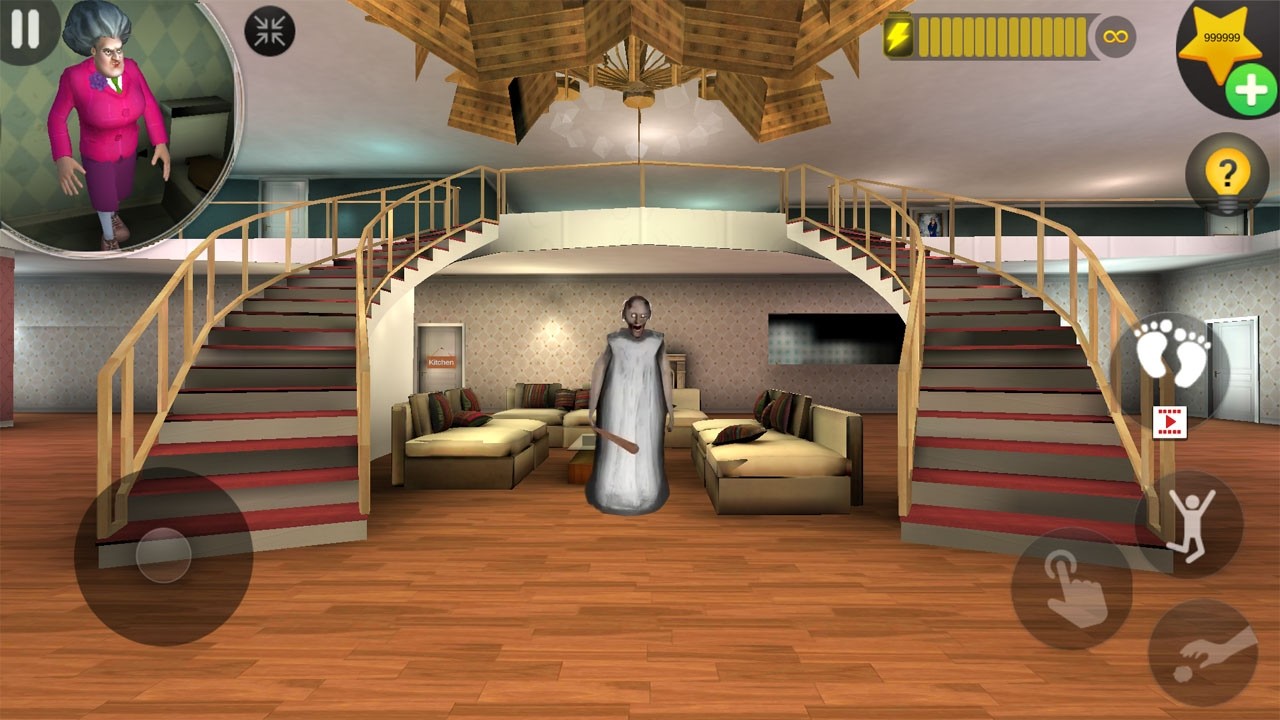 Scary Teacher 3D -miss t run away from granny