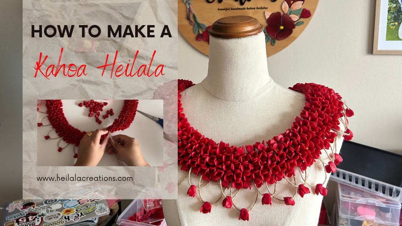 How to make a Kahoa Heilala Tutorial
