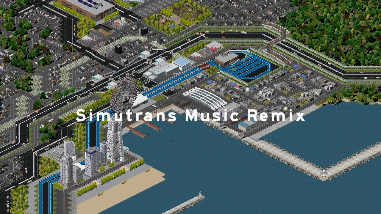 [Simutrans BGM] Techno-movement 2023 Re-mix