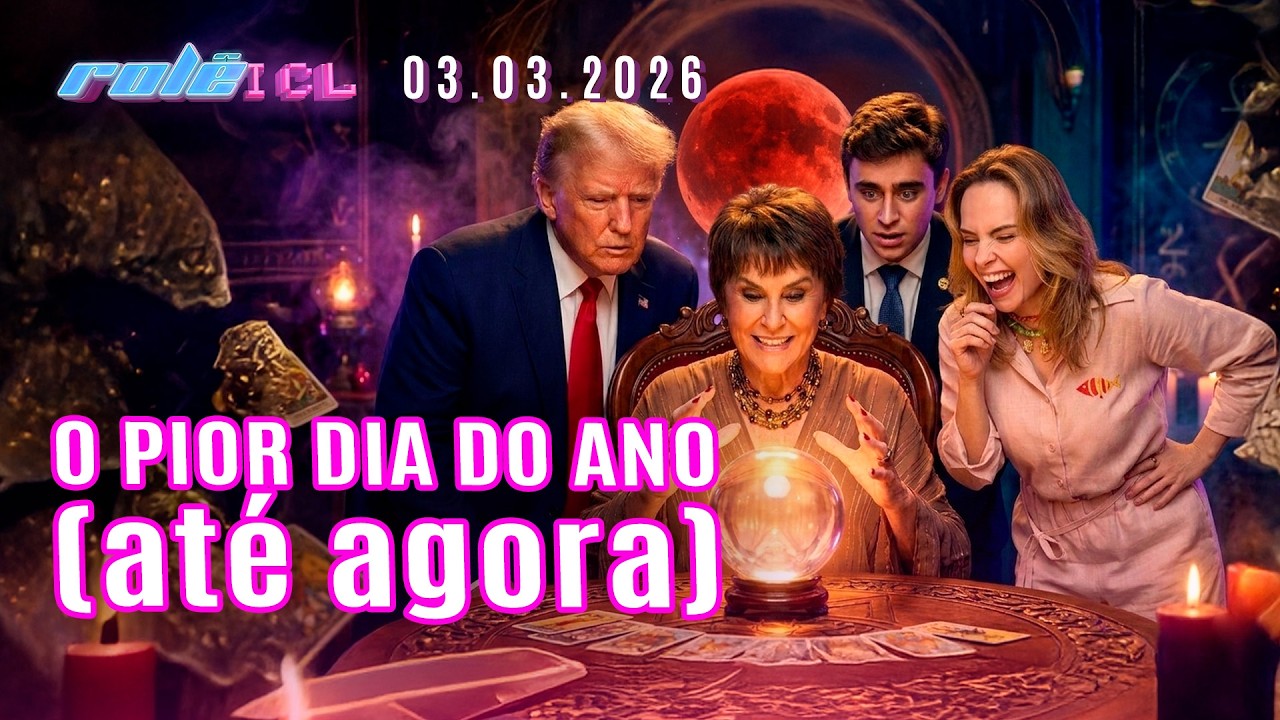 ROLÊ ICL - 03/03/26 - PIOR DIA DO ANO: LUA DE SANGUE, CHUVA NA ANTÁRTICA E RELATÓRIO DE BOLSONARO
