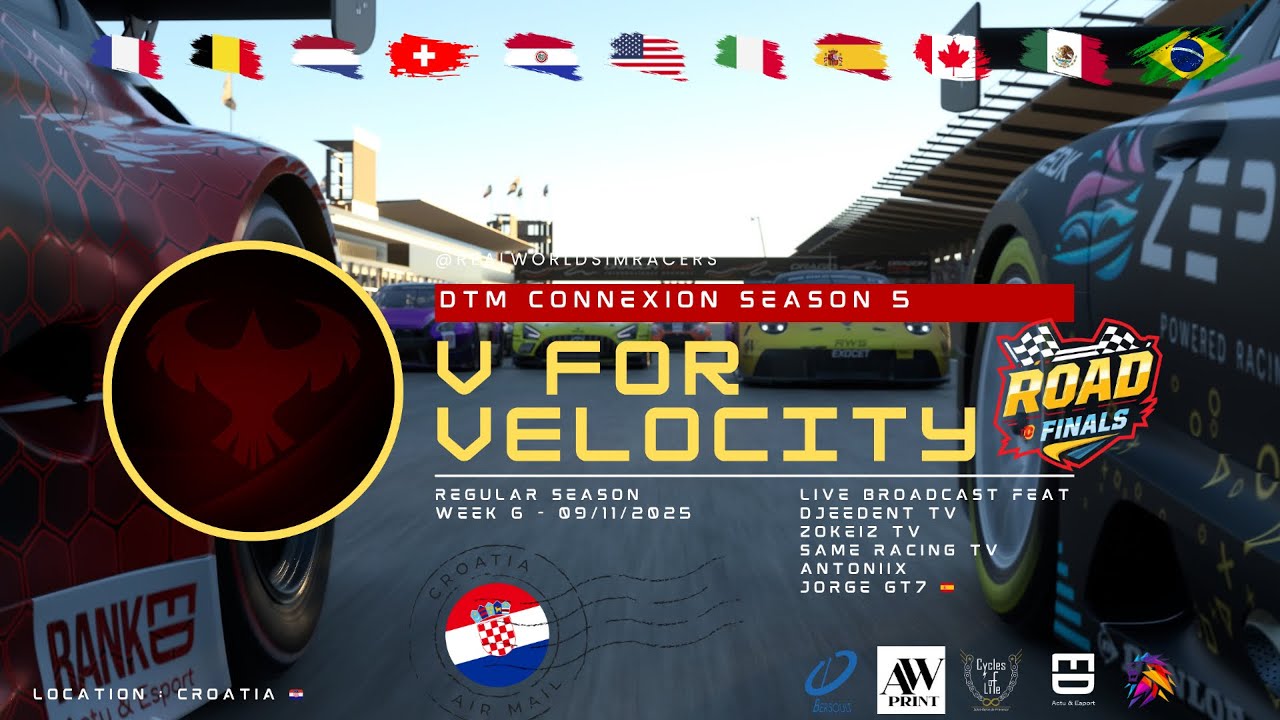 🔴LIVE: [RWS] DTM Connexion | Round 6 | Dragon Trail | League A | DJEEDENT TV