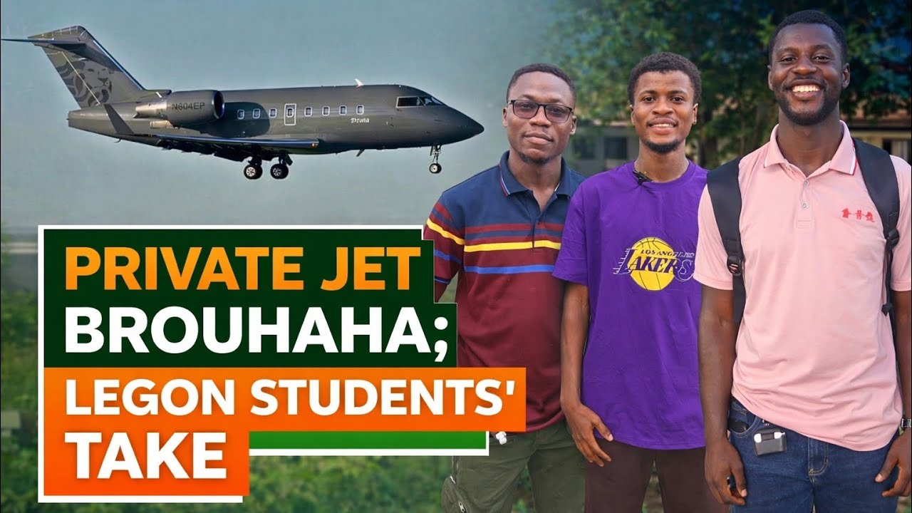 The Mahamas' Private Jet Brouhaha; UG, Legon Students' Opinion (@newmantv4365)