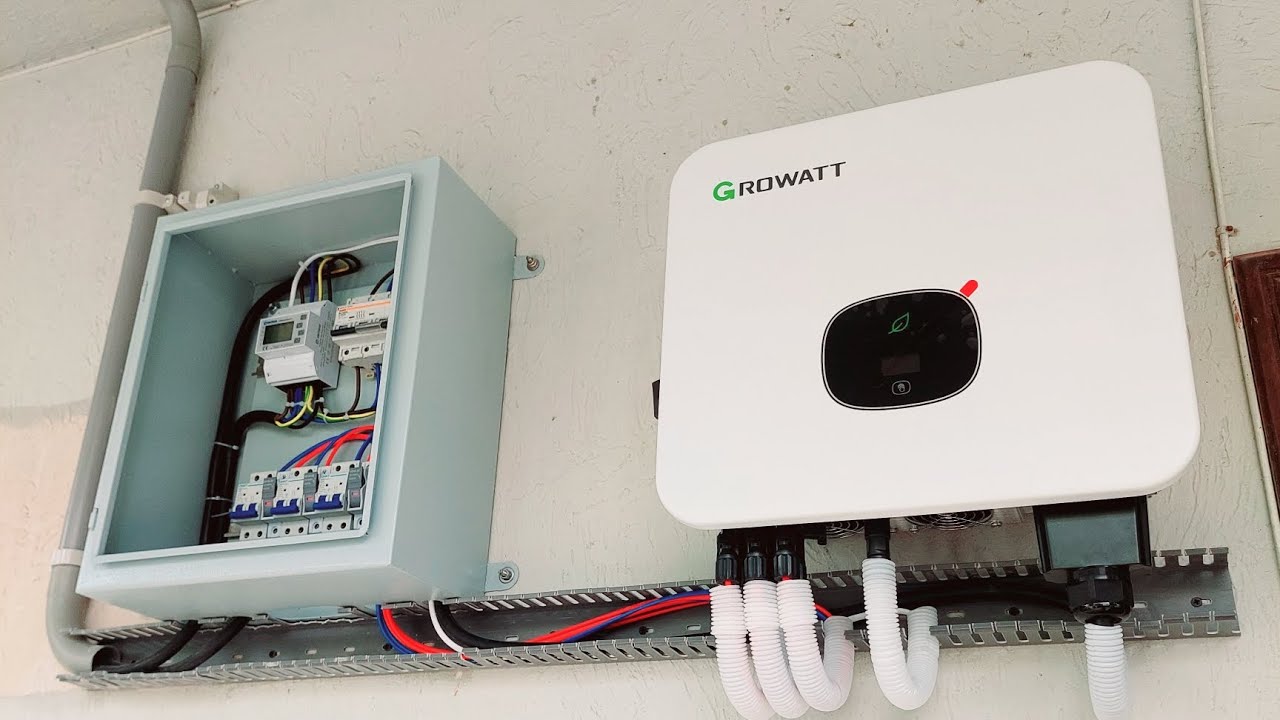 Ongrid growatt 20kw installation with zero export device