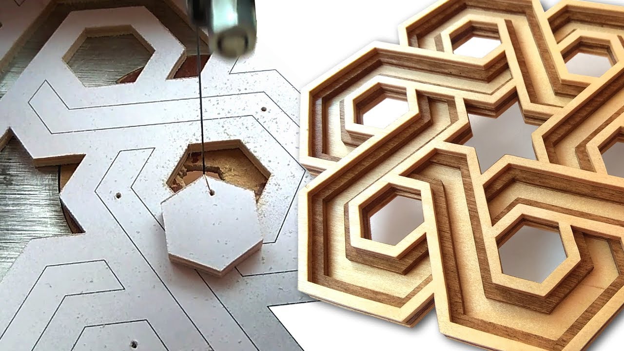 Celtic knot - making of scroll saw project