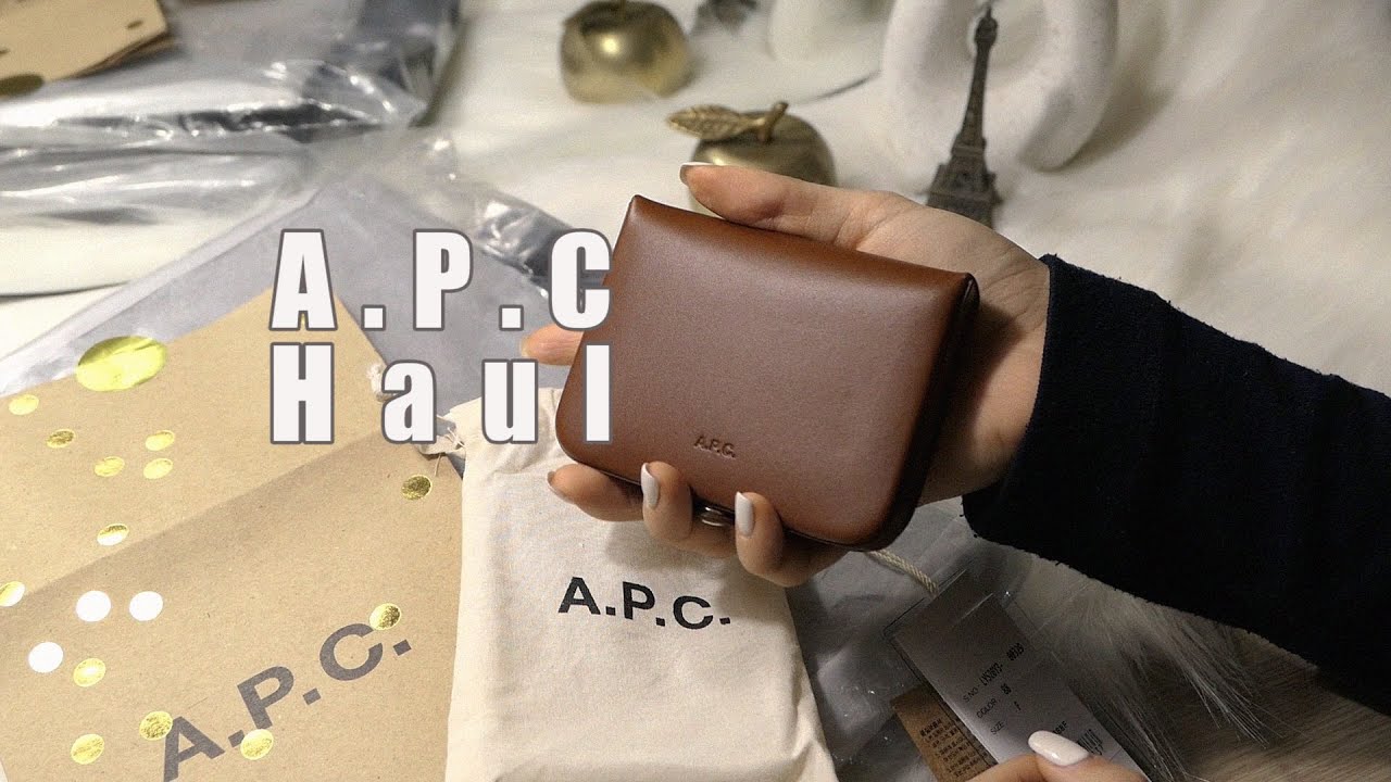 [SUB] Haul A.P.C 하울영상 (아페쎄 조쉬 지갑, 데님 에코백 그리고 작년에 산 하프문)